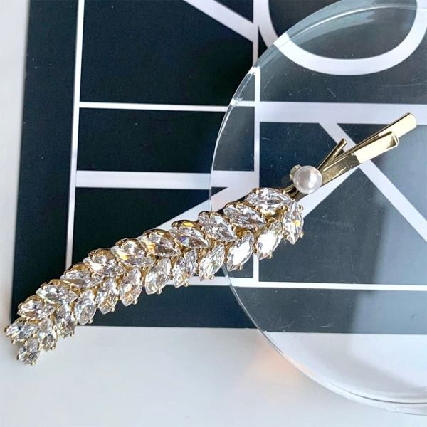 Hårklämma Kvinnor Guld Hårklämma Snäppklämmor