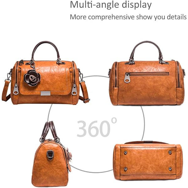 Muodin käsilaukut naisille Yläkahvallinen laukku Retro-olkalaukku Kukkakuvioiset käsilaukut naiselle Messenger-laukku Elegantti olkalaukku