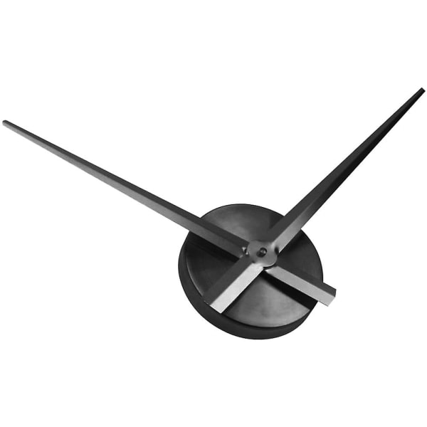 3d klockvisare väggklocka kvartsurverk mekanism svart Black