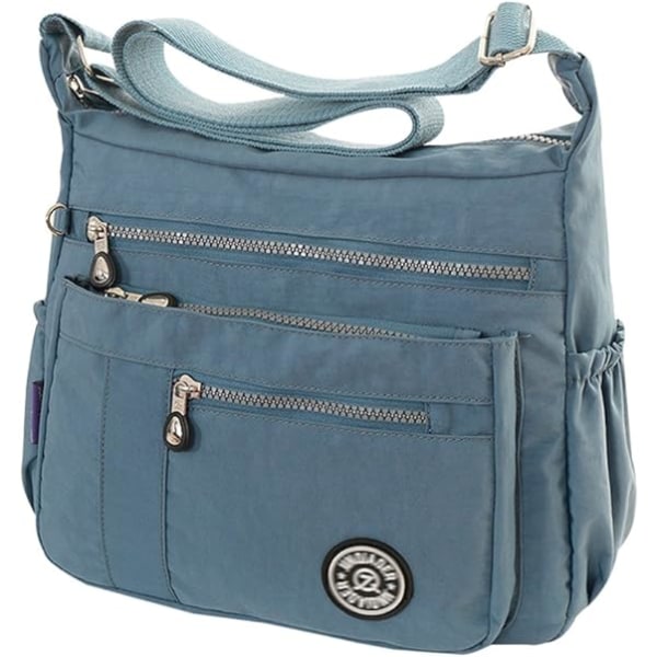 Multipurpose Messenger Bag Axelväska Handväska för kvinnor och flickor, Rouge Grey