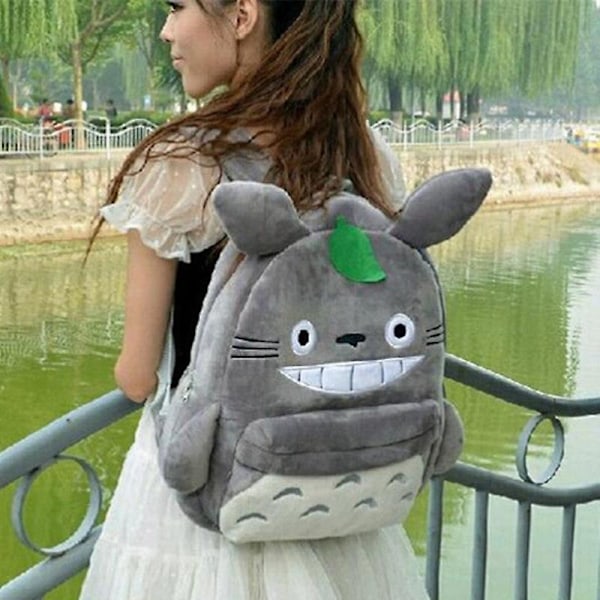 25/35 cm Morsom Kreativ Søt Totoro Plysj Ryggsekk 25cm