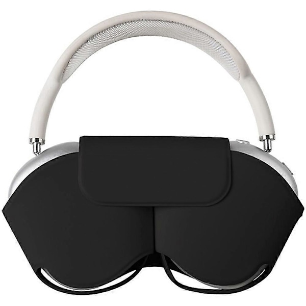 Fodral för AirPods Max med viloläge PU Läder Hörlursfodral - Svart Multicolor Black