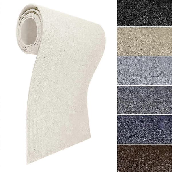Møbelsikker katteskrapematte, justerbar størrelse og klebrig base beige beige L\/40*100cm