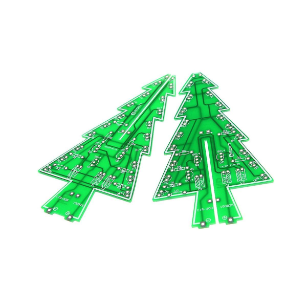 DIY Christmas Trees Soldering Project, 3d Christmas Trees Led Kits Diy Electronic Kit Lödning As