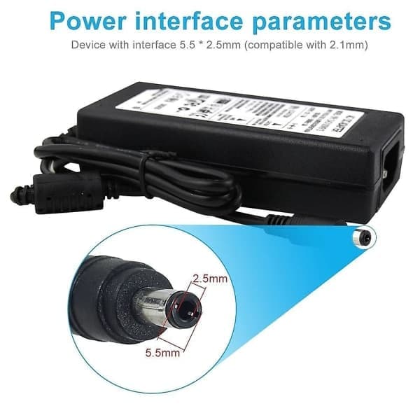 12V 5A strømforsyning AC100-240V DC12V transformatorer LED-stripe