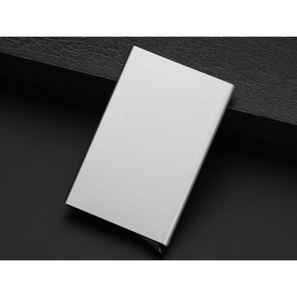 Pop-Up-korthållare - Aluminiumfacket skyddar (RFID-säker) red