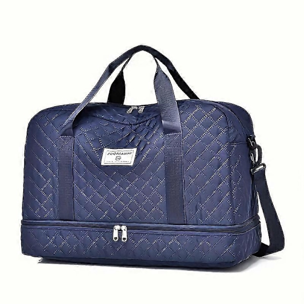 Luksuriøs Oversized Duffel Bag - Stilfuld & Holdbar med Vandtæt Rum Multi-Funktionel Carr Deep Blue