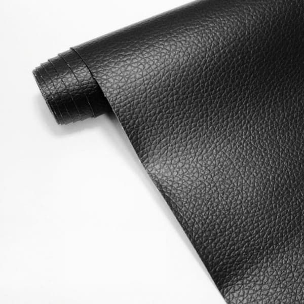 Selvklebende skinnrenovering, kuttbar sofapatch (svart, 30cmX137cm) svart black