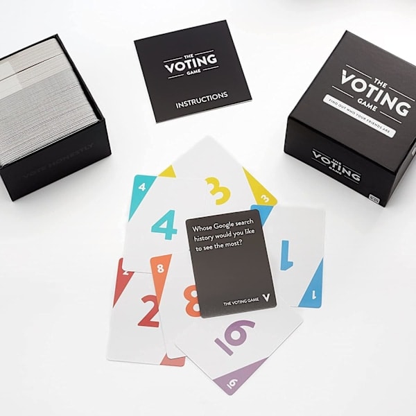 VOTING GAME - Hauska aikuisten korttipeli, jossa selvität, keitä ystäväsi ovat.