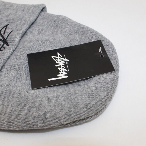 2023 Vinter Stussy Basic Beanie med Mansjetter Ny Design Dame Menn Vin