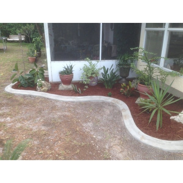 Tilpassede kantsten af beton til landskabsdesign DIY Den originale Curb It Yourself