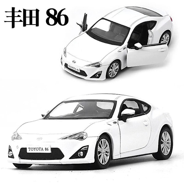 1:36 Toyota Gt86 Skala Legering Bil Model Metal Diecast Gaver Legetøj Børn Samling Legetøj Ornamenter Display F45 Red With box