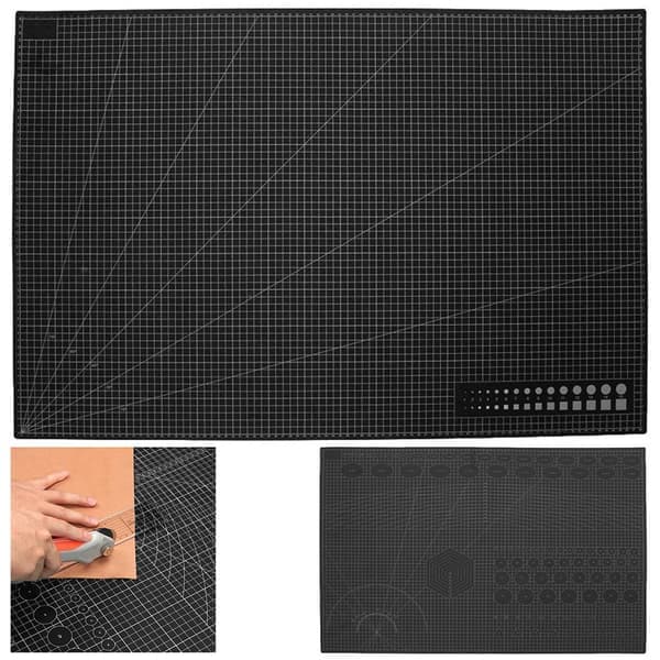 Skjærematte - Selvreparerende (84x59 cm) Svart Svart black