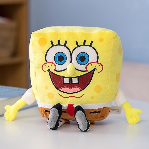 Spongebob, Patrick Star,Plyschleksaker Barndockor Födelsedagspresenter för pojkar och flickor SpengeBob 11-13 cm pendant