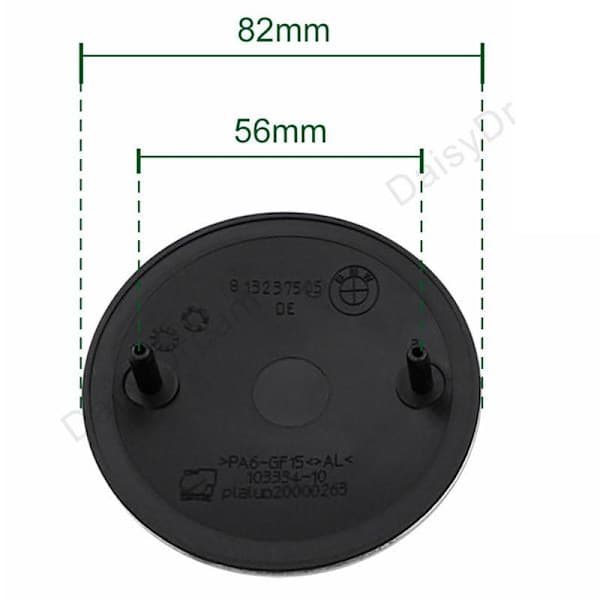 BM-W Emblem Hjelmlogo til 82MM 82MM