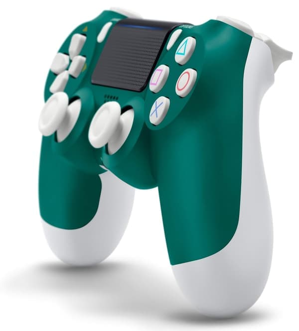 Trådløs controller med dobbelt vibrationsspil joystick controller til Ps4 Controller/Slim/Pro, kompatibel med PS4 konsol Alpine Green Alpine Green