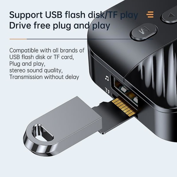 Bluetooth-vastaanotin Audio Car Wireless Bluetooth Audio Adapter (FMY)
