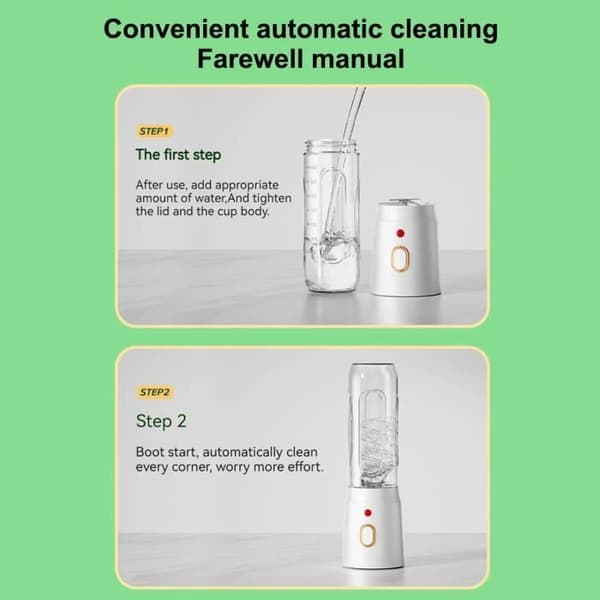 Juicer - 40W - USB-oppladbar - 500ml - Bærbar og allsidig