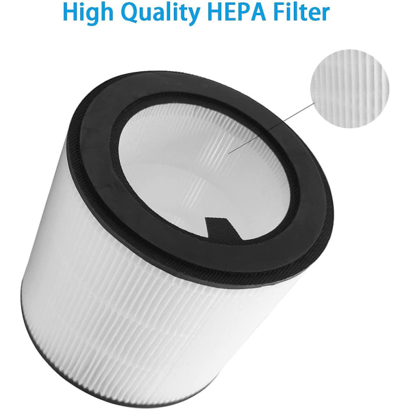 Ægte Hepa luftrenserfilter kompatibelt med Philips Ac0820/30 Ac0820/10 Ac0830/10 Ac0819/10 (800-serien) udskiftningsfilter til luftrenser Fy0194/30