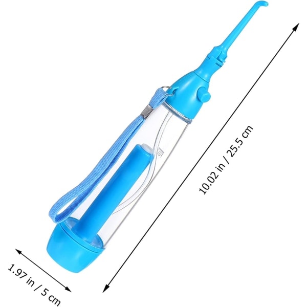 1 kpl kannettava 70 ml:n manuaalinen hampaiden puhdistusvesisuihku, hyödyllinen kannettava vesisuihku