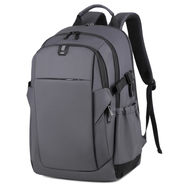 Kabin Resväska Ryggsäck Grå Vattentät Lämplig För Utomhusaktiviteter Resa Herr Handbagage Laptopväska Med USB-laddningsport
