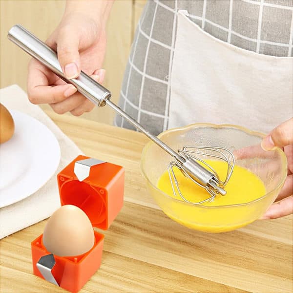 NY Äggskalsöppnare Professionell Manuell Äggbrytare Non-Stick A