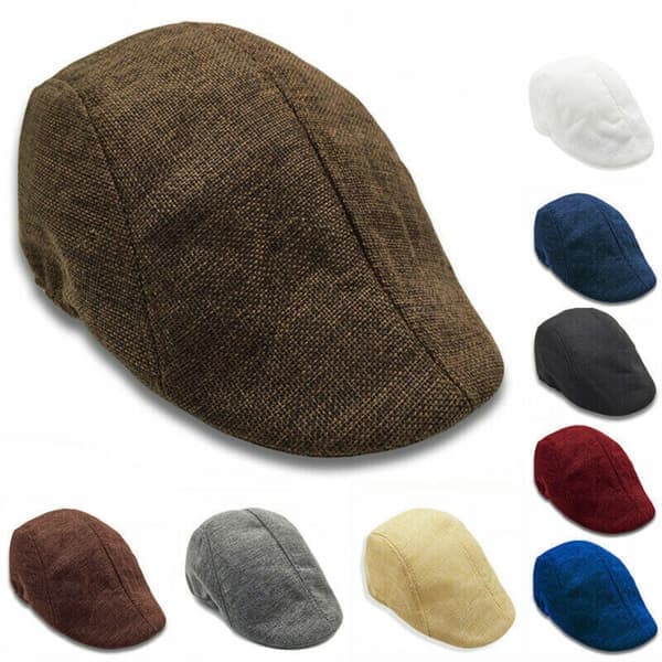 Golf Driving Hat Herre Flat Cap RØD