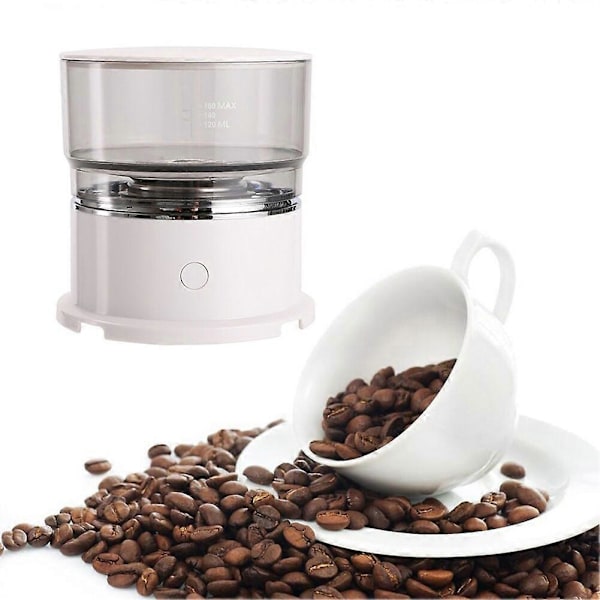 Mini Portabel Elektrisk Kaffebönor Burr Kvarn Automatisk Kaffekvarnmaskin för Resor Utomhus