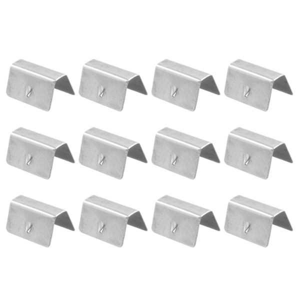 10/20-pack metallfästklämmor för vindavvisare 12pcs