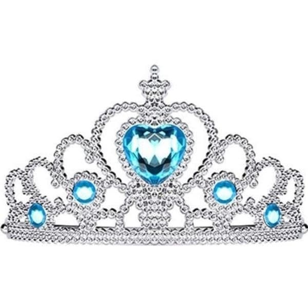 Elsa Prinsessklänning + Tiara/Fläta/Handskar - WELLNGS 120 cl 120 cl 120 cl