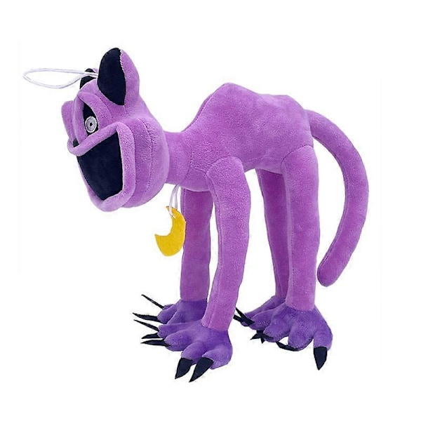 Poppy Playtime Plysjleketøy Smilende Kryp Stuffed Animal Doll Barnegave Purple Cat