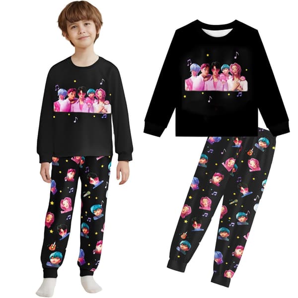 Kpop Witch Hunters Witch Hunters Barn Långärmad Pyjamas Set Hemmakläder 140