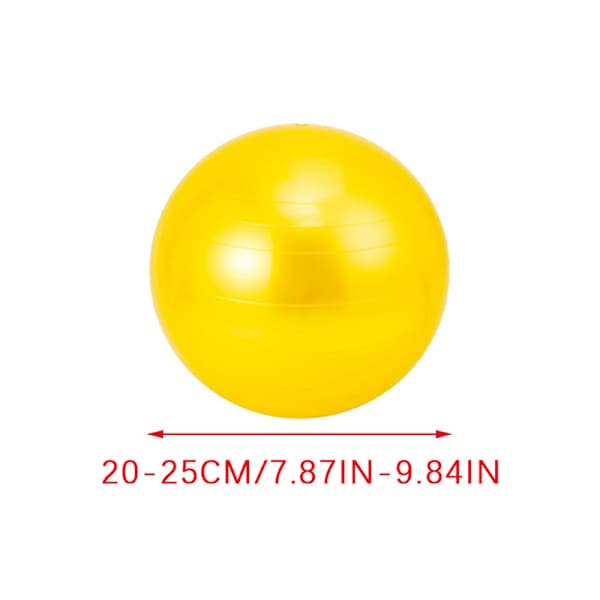 25cm anti-tryck explosionssäker diameter yoga gympa rosa One Size