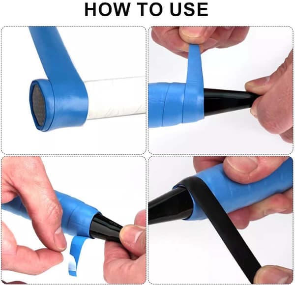 10 stk - Racketgrep - Racketgrepstape - flerfarget grepstape for racketer - Badminton grepstape