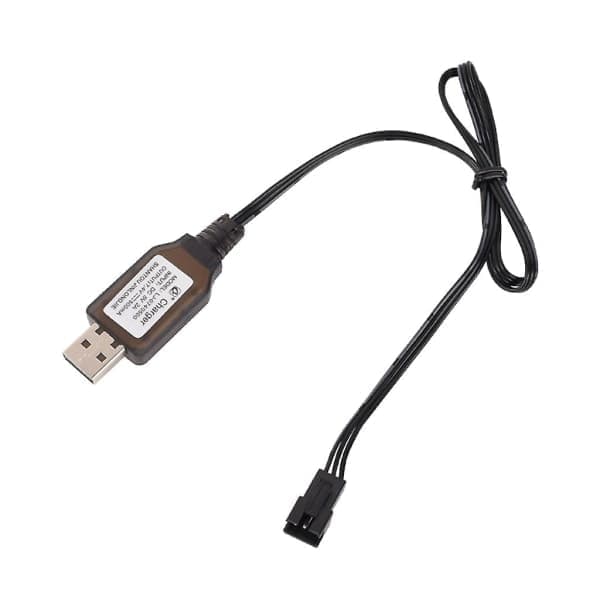 6.4V/7.4V Oplader Li-ion Batteri Sm-3p til Fjernstyret Legetøj
