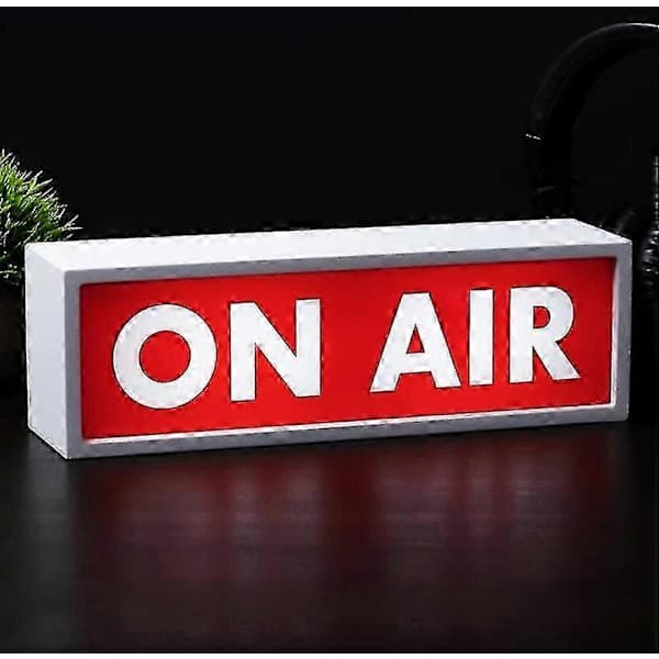 ON AIR Skylt Väggfäste Puls Air Light Skylt Studiobelysning och Dekoration