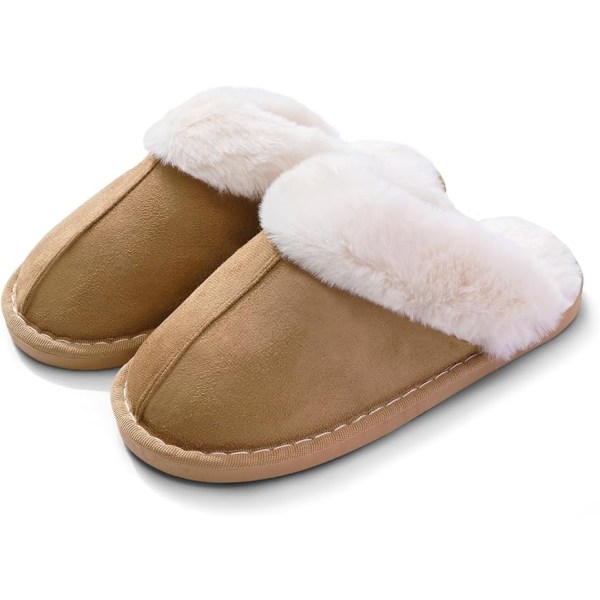 Slippers Women Gifts Ladies Fluffy:Women's Slippers House,Plush Fleece Lined Shoes for Home Outdoor, for Women Men