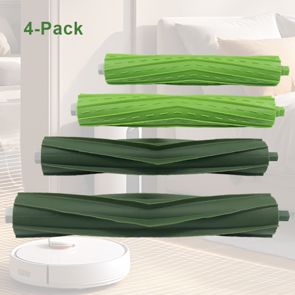 INF Gummiborste / Rullborste 4-pack iRobot Roomba e/i/j-serien Grön