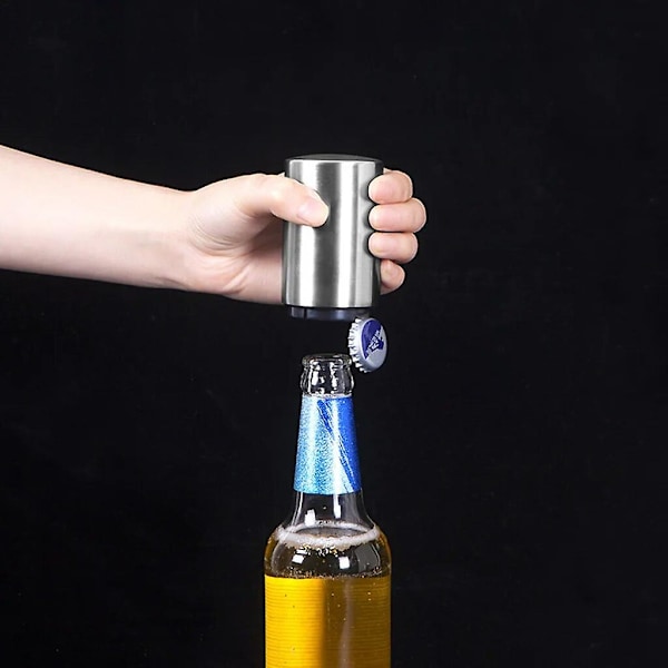 Automatisk Ölöppnare Kök Rostfritt Stål Flasköppnare Ölöppnare Automatisk Magnetisk Ölöppnare Bar Vinöppnare Verktyg