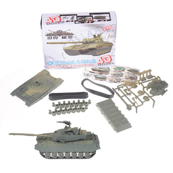 4D 1/72 tanks Plastik samlemodel Tanks legetøj 0 1