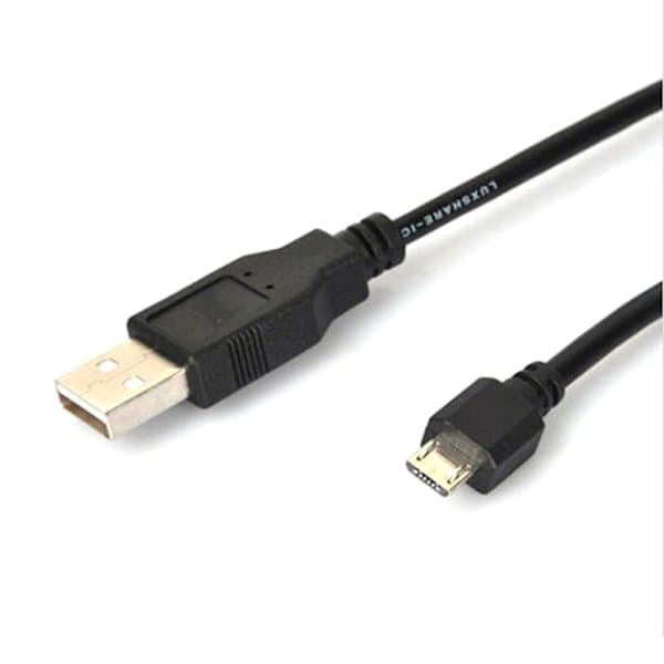 Musta micro USB -latausdatakaapeli Playstation 4 PS4:lle, musta, yksi koko