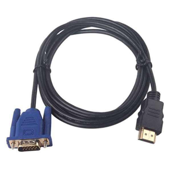 1.8/3/5/10m 1080P HDMI till VGA 15Pin Hankabel Adapter Sladd för HDTV HD LCD 10m