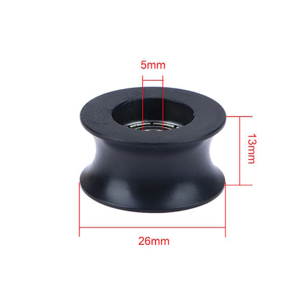 Svart 5*26*13 Kullager U-Format Spår 14mm Diameter Tra Svart onesize