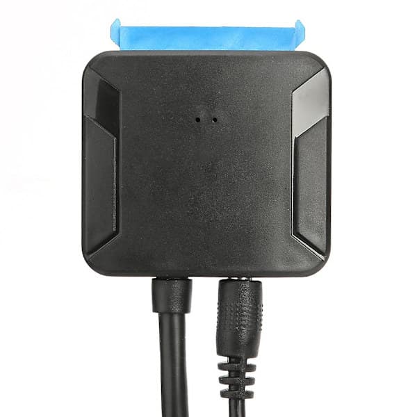 USB-SATA-datakaapeli, 2,5/3,5 tuuman USB3.0 yhden aseman kaapeli SATA-kiintolevyadapterikaapeli (EU-pistoke)