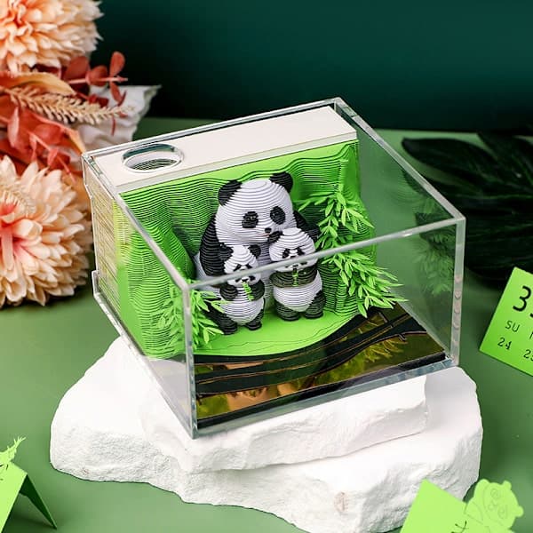 Timepiece Kalender 2026 Skrivebordskalender 3D Avrivningskalender Pa A