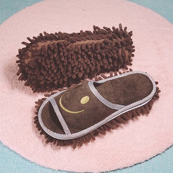Smile Face Moppekopper Vaskbare Rengørings Gulv Støv Moppekopper Kaffe OENSIZE Coffee