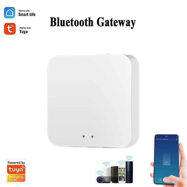 Tuya Smart Gateway Hub Smart Home Bridge WiFi Bluetooth, APP trådløs fjernkontroll