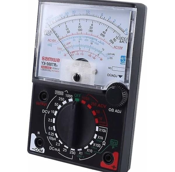 Analogt multimeter, multimeter tester AC DC voltmeter ammeter ohmmeter analogt multimeter spenning strøm motstandsmåling