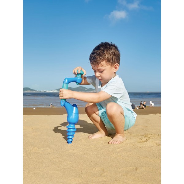 Sand og strandleker Rig Toy, Blå L: 5.1, Bredde: 2.6, Høyde: 16.9 tommer