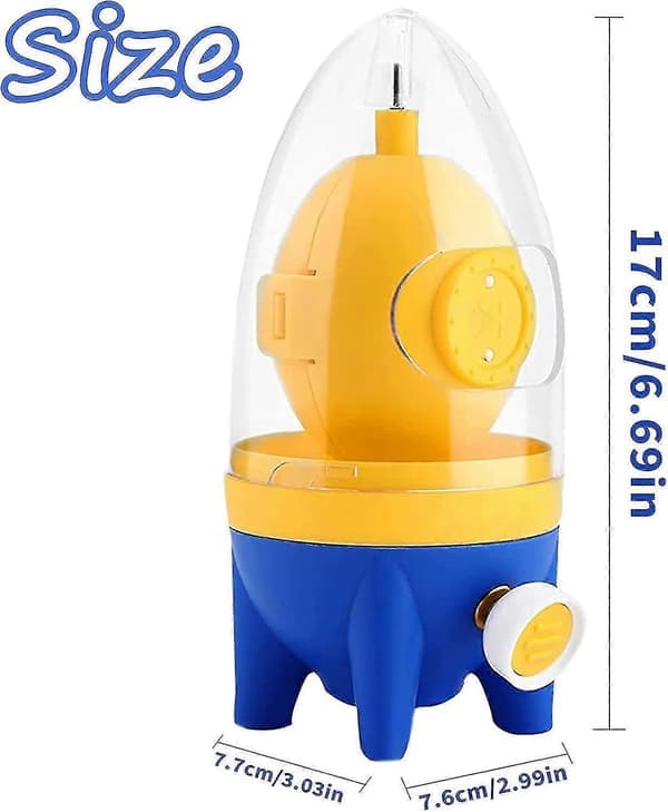Eggeplommeblander, Rask Manuell Eggblander Bærbar Eggemaker, Egg Shaker Egg Spinner For Kjøkken Miksing av Egg (FMY)